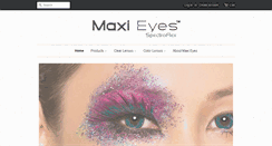 Desktop Screenshot of maxieyes.com